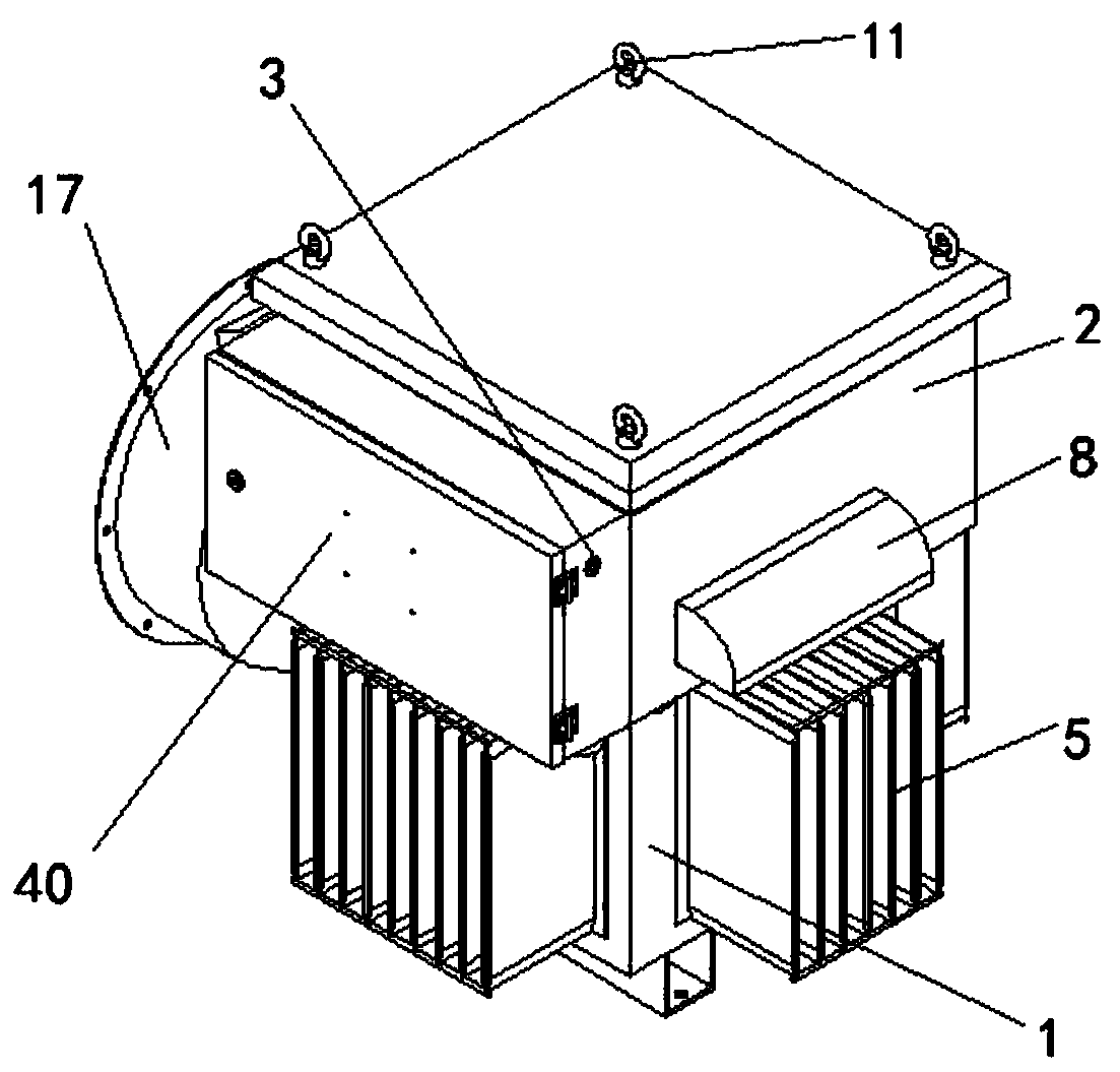 Miniaturized 1.2A electric-precipitation high-frequency high-voltage power supply