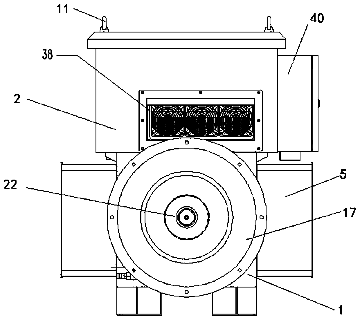 Miniaturized 1.2A electric-precipitation high-frequency high-voltage power supply