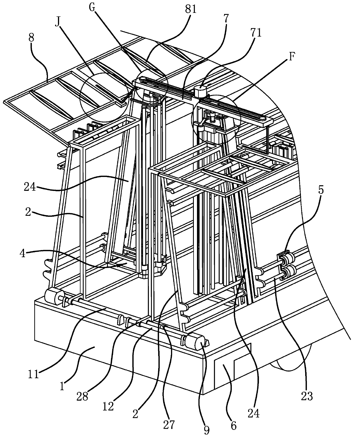 Allocating and transporting vehicle for shared bicycles