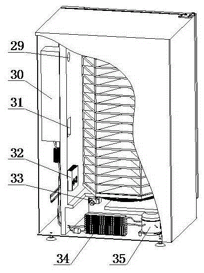 Automatic vending machine capable of realizing unordered goods placement and network selling