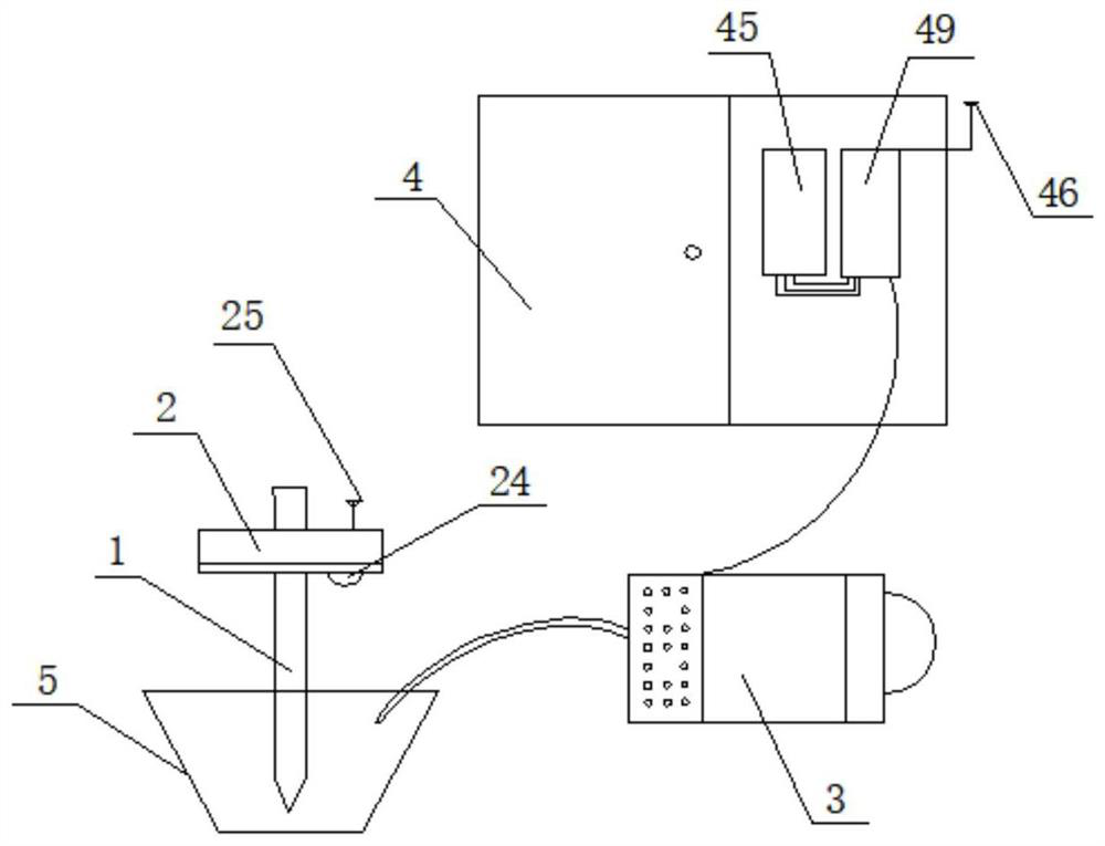 Tower crane foundation pit accumulated water automatic pumping and draining device for building construction