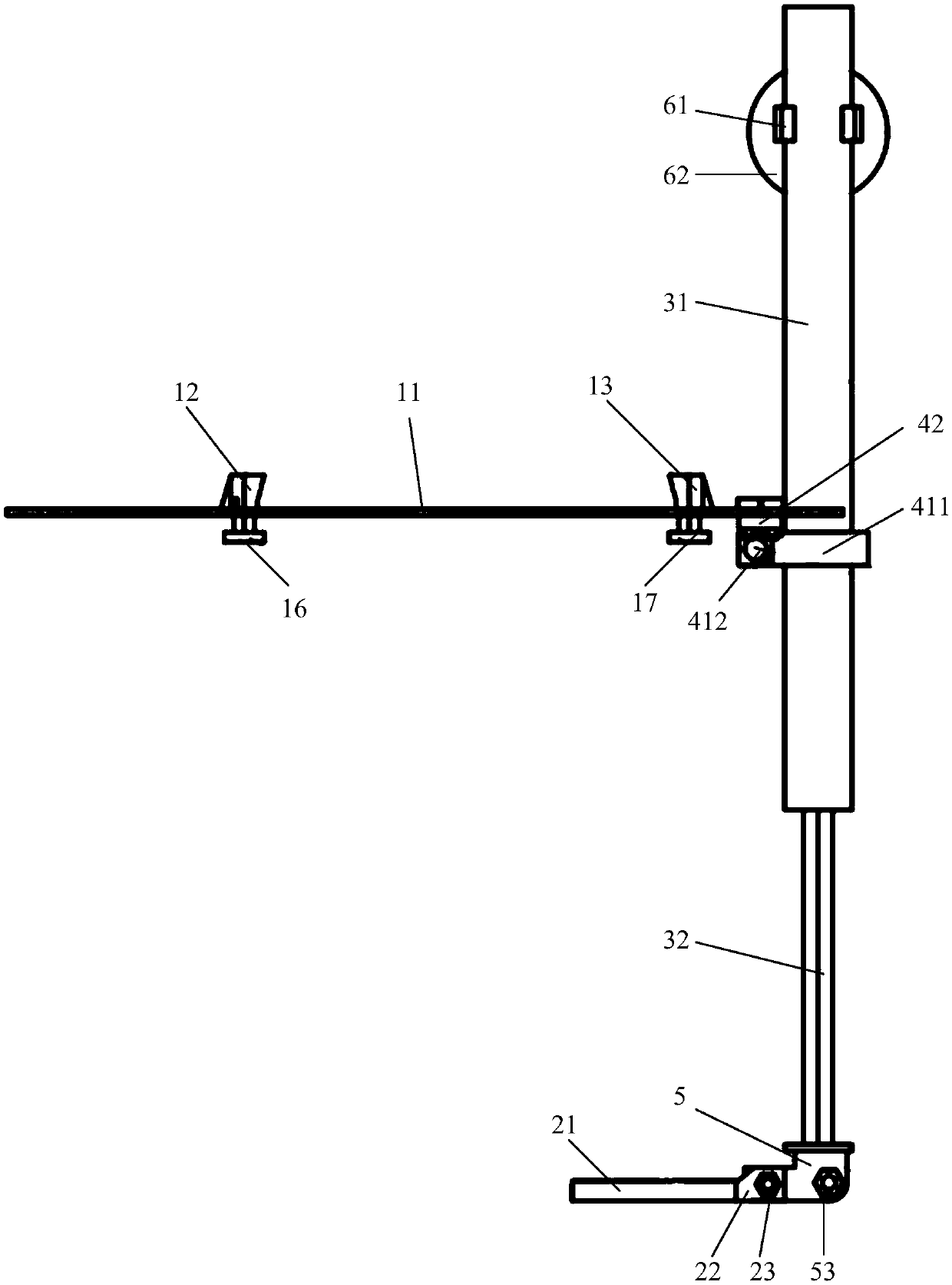 Fixing device and intelligent ophthalmoscope using fixing device