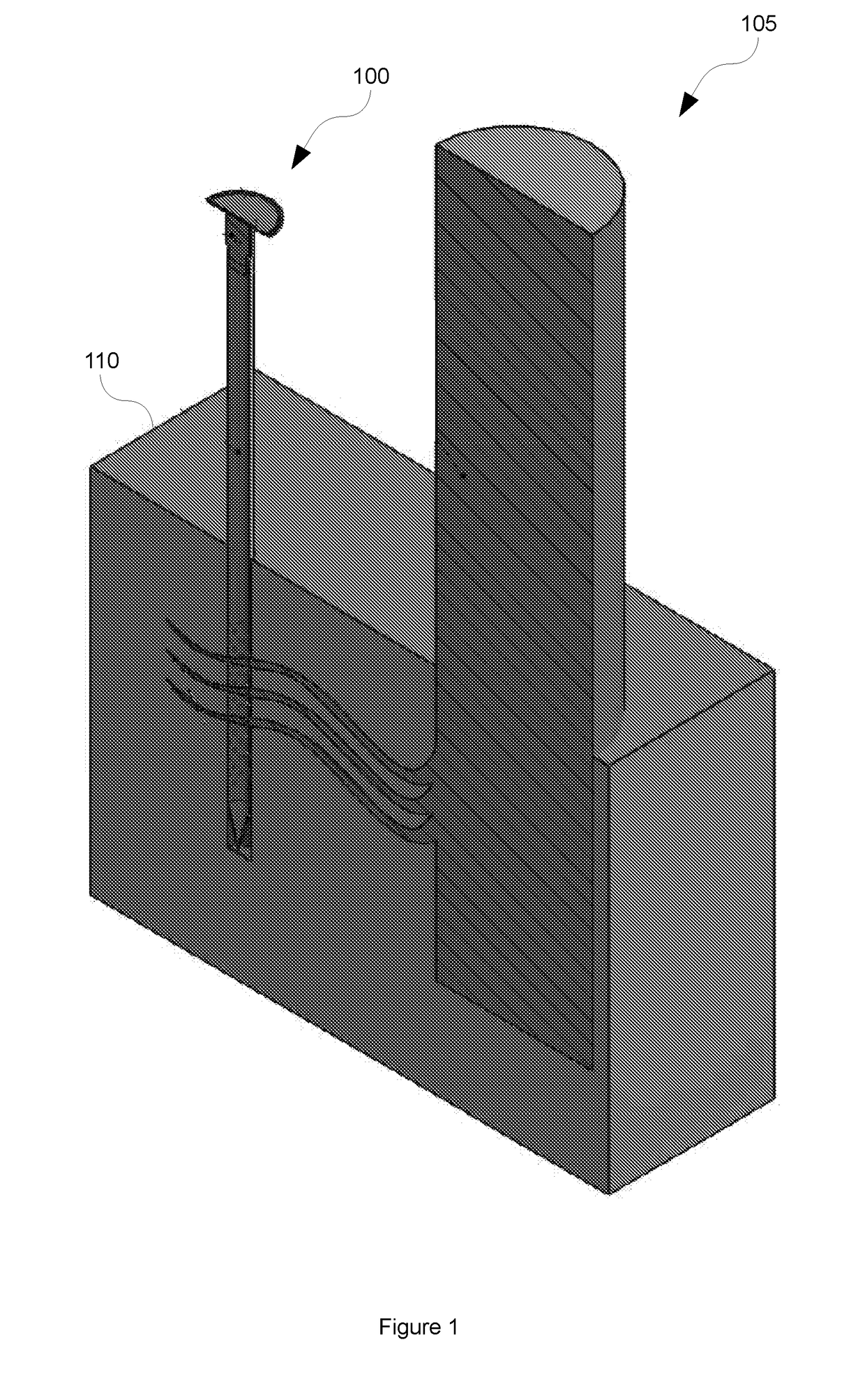 A process for producing a biocompatible soil mixture from cremated ash remains and ground penetrating apparatus therefor