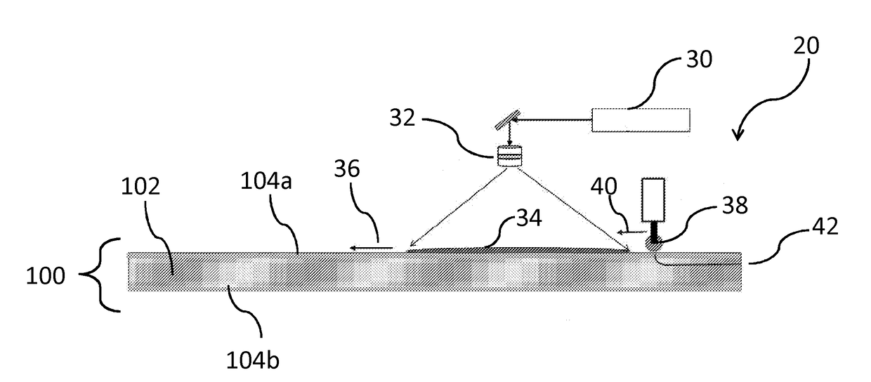 Method of cutting a laminate glass article