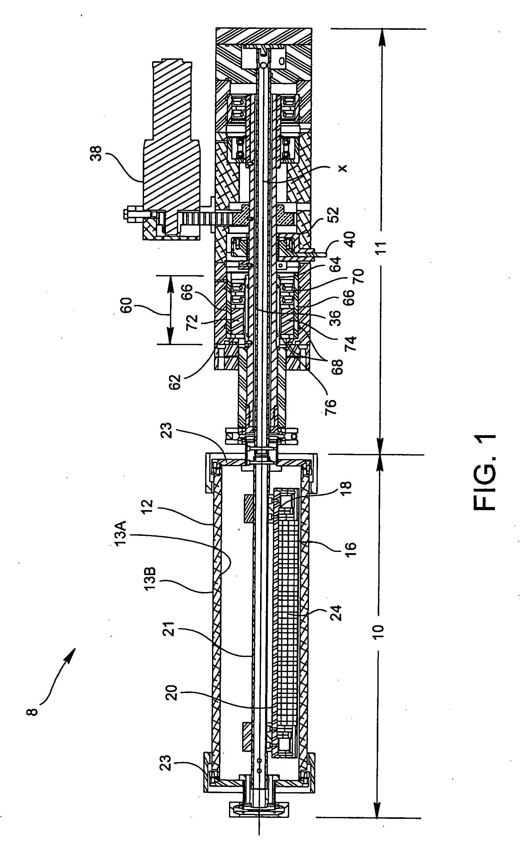 Magnetron for cylindrical targets