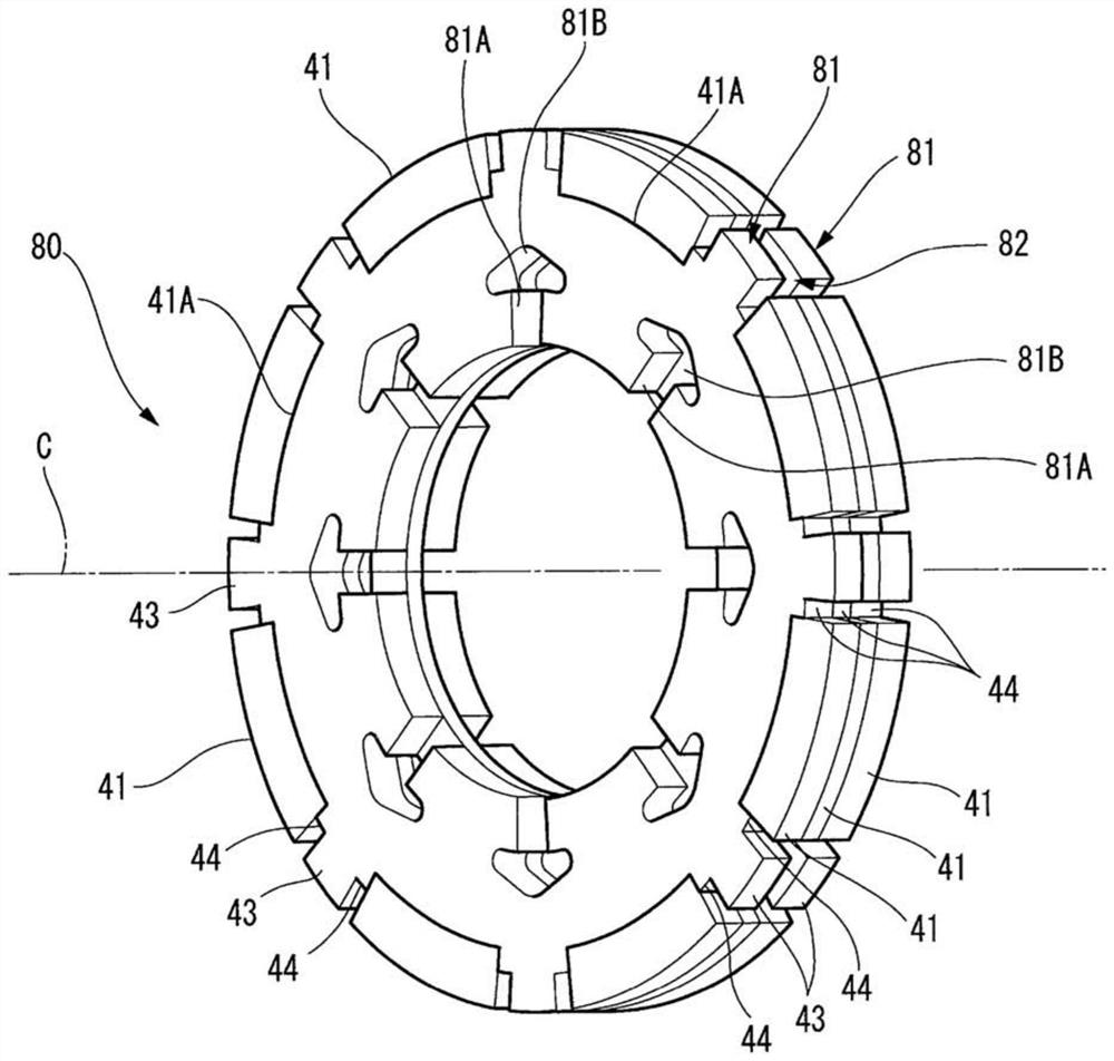 Rotor of rotary electric machine