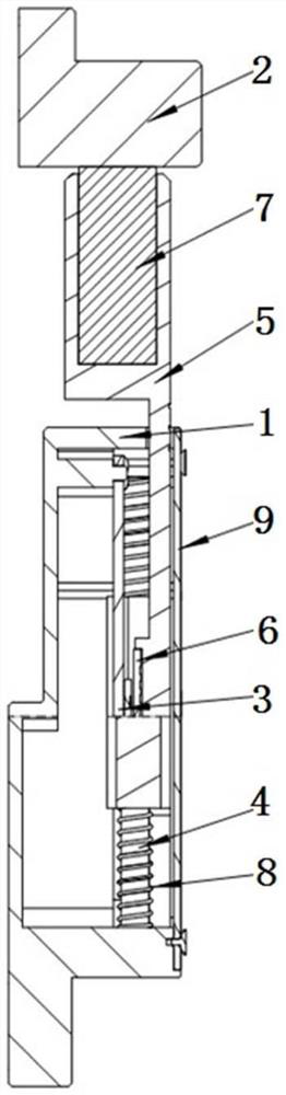 Wind generating set flange connecting bolt fracture positioning early warning method