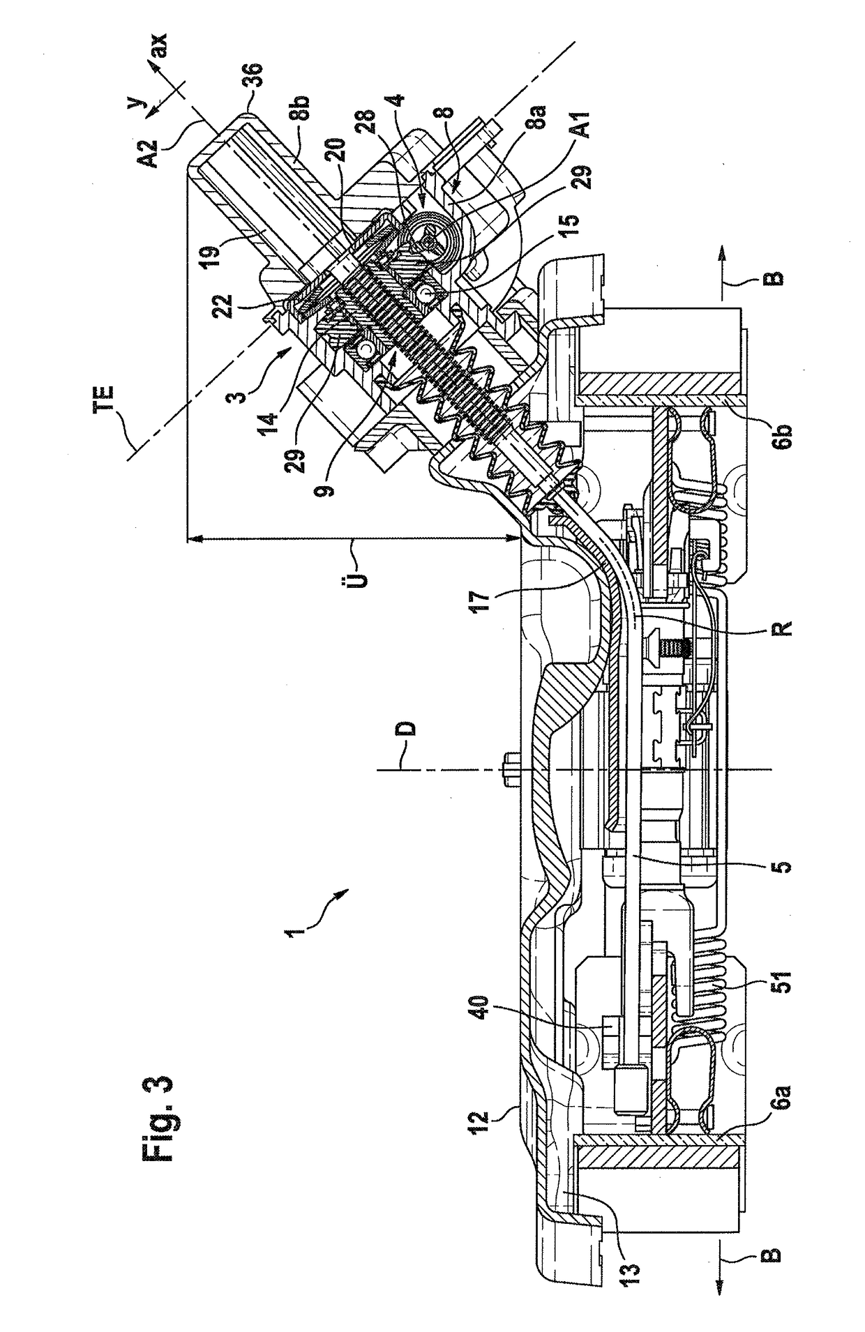 Electric drum brake system having a rationalized electric parking brake actuator