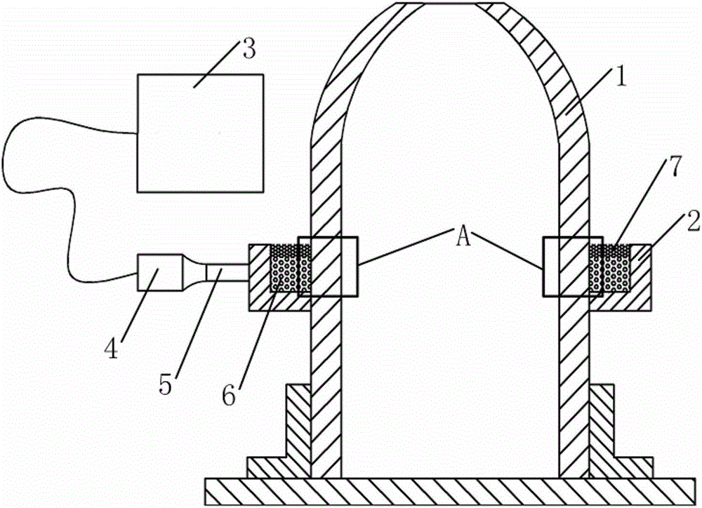 Method for preparing copper cartridge belt in self-propagating manner with assistance of supersonic vibration