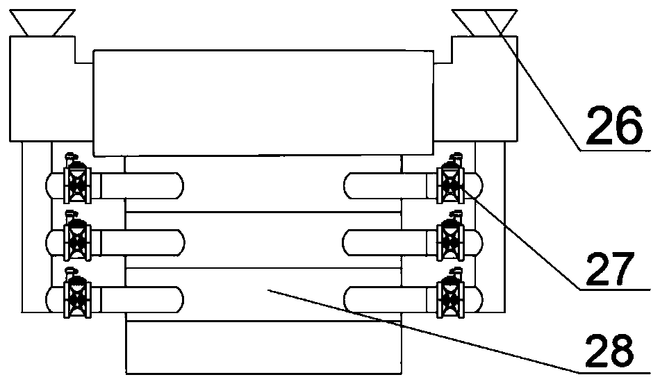 Method and device for controlling pressure during aerated dual-gradient drilling for riser