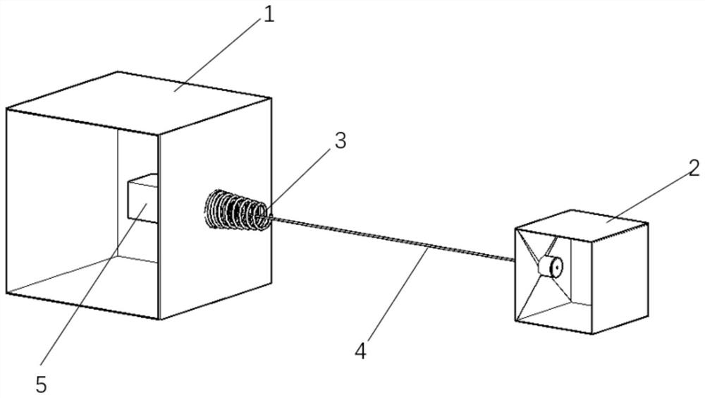 Small space tether system unfolding brake mechanism adopting spinning shaft sleeve