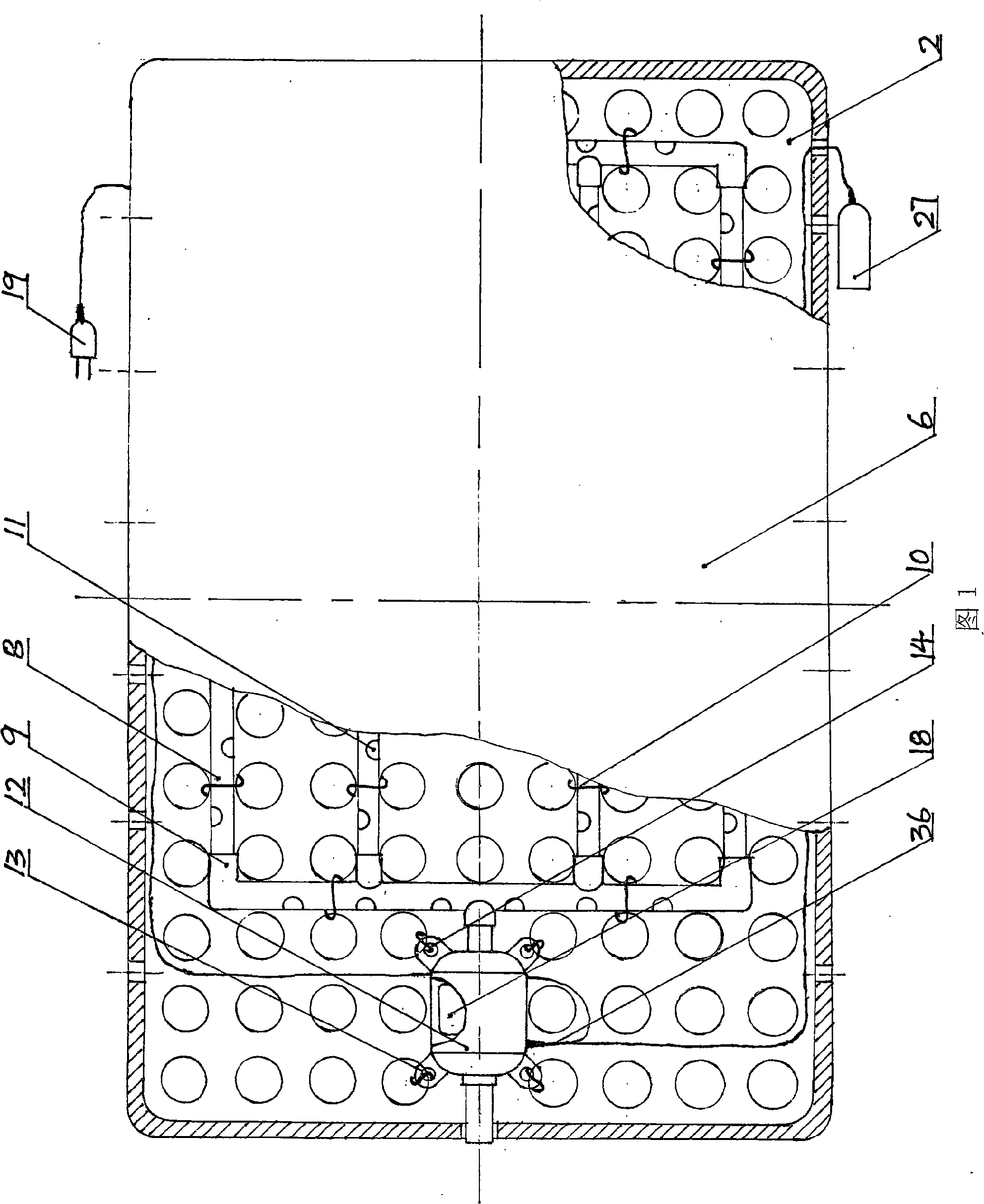 Mattress with air conditioner