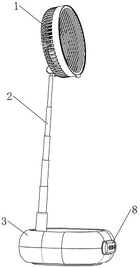 Portable folding fan with multiple use forms