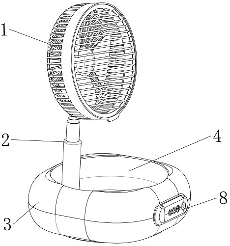 Portable folding fan with multiple use forms