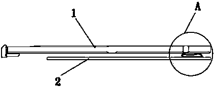 Interrupt switch structure of SIM card