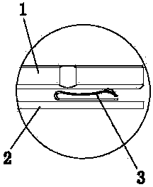 Interrupt switch structure of SIM card