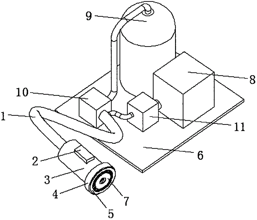 Multifunctional dressing changing device for surgical nursing