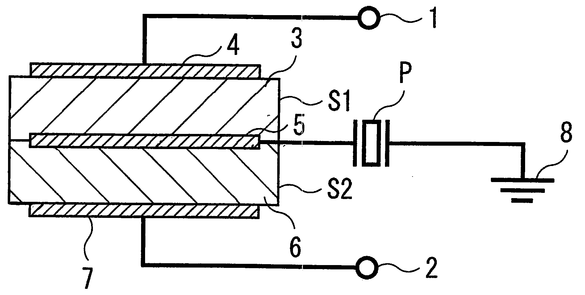 Filter device and branching filter using same