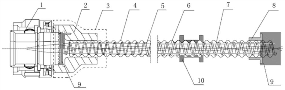 A cable structure capable of high-speed rotation