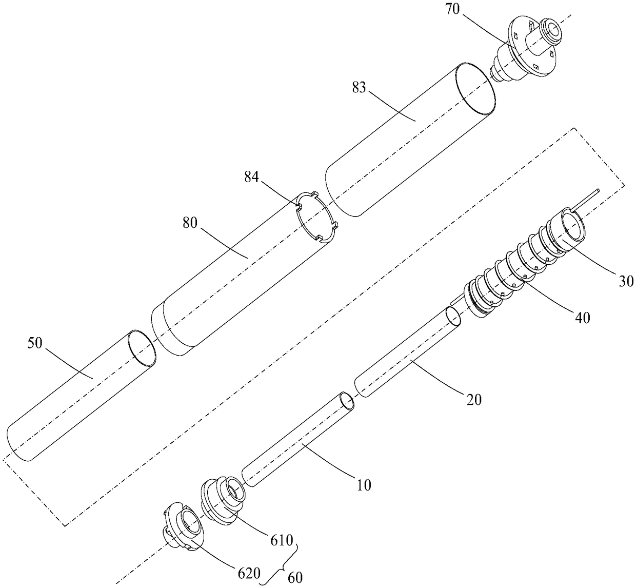 Cigarette heater, electric heating smoking device and heat insulation component