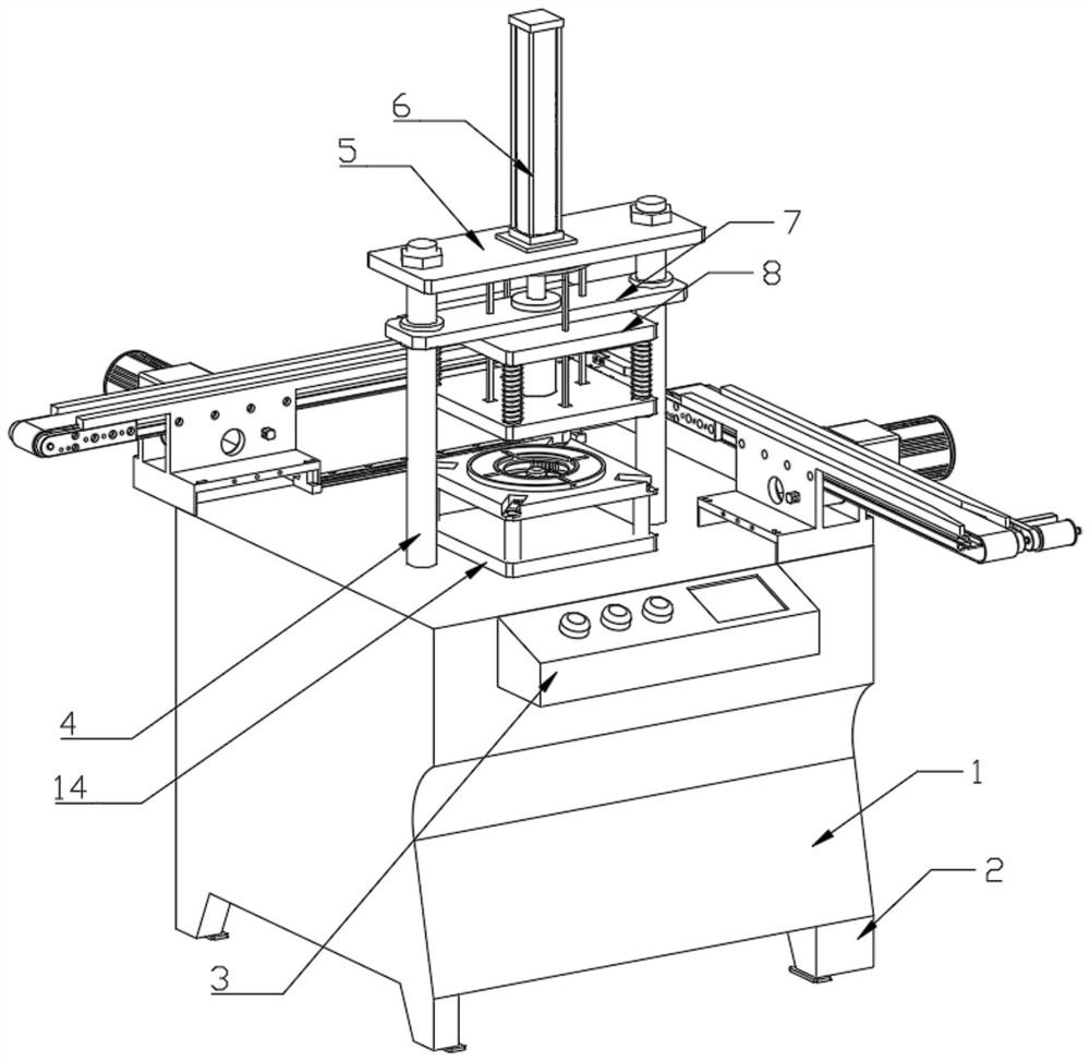 Stator automatic winding and embedding shaping machine of synchronous motor