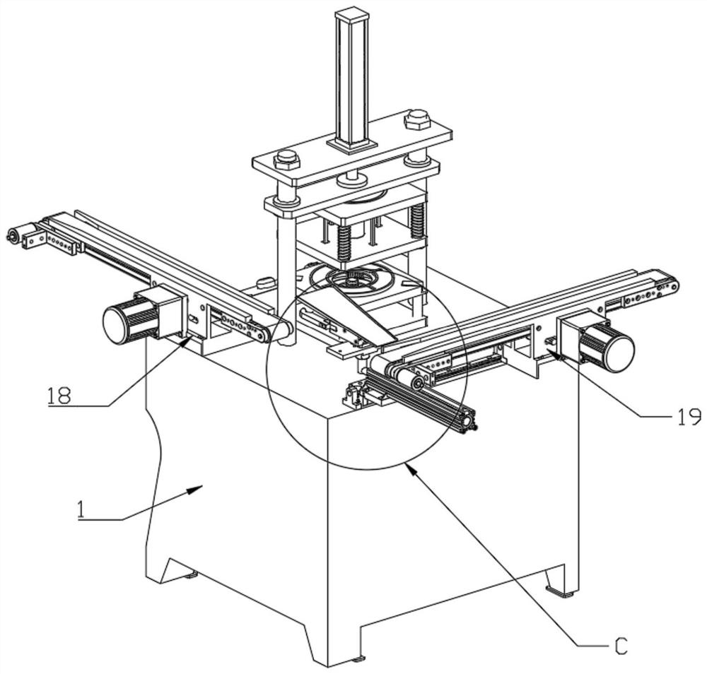 Stator automatic winding and embedding shaping machine of synchronous motor