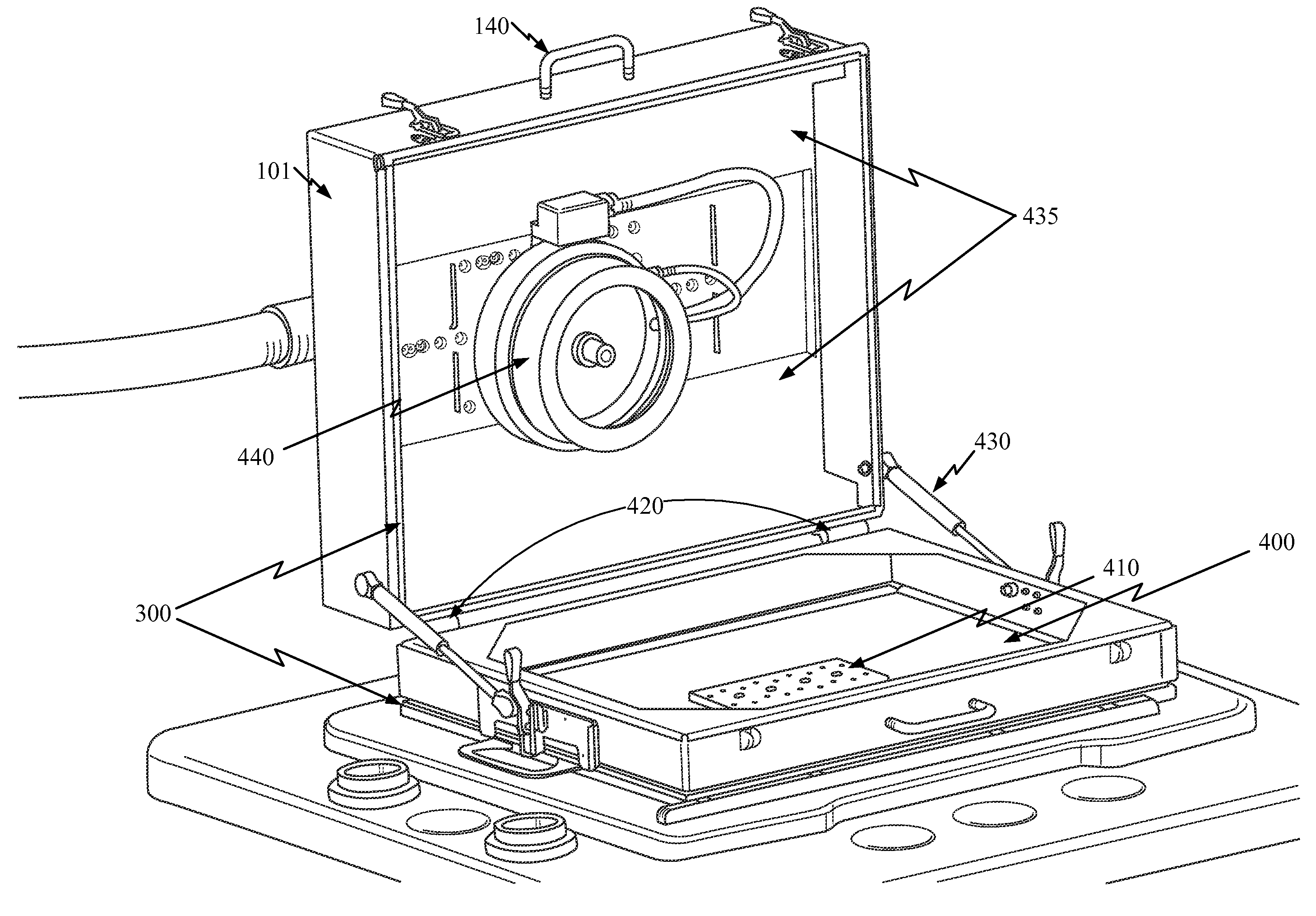 RF shielded enclosure for automated testing