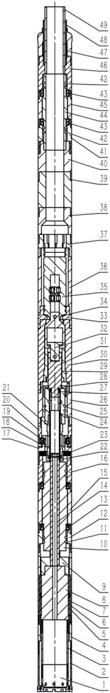 Downhole torque self-balance cable drilling tool system