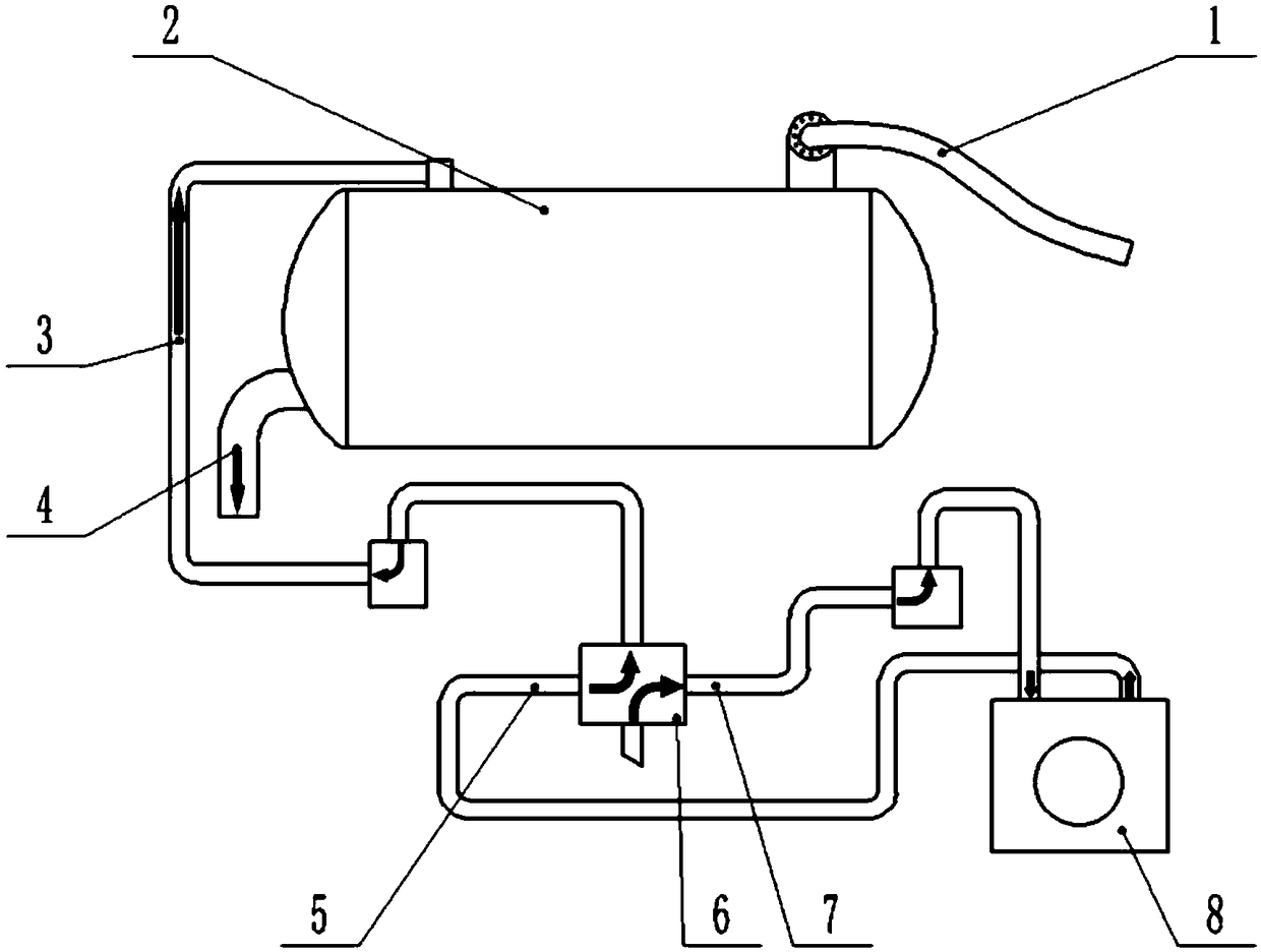 Dry vacuum pump work system, dirt suction work system and material suction work system