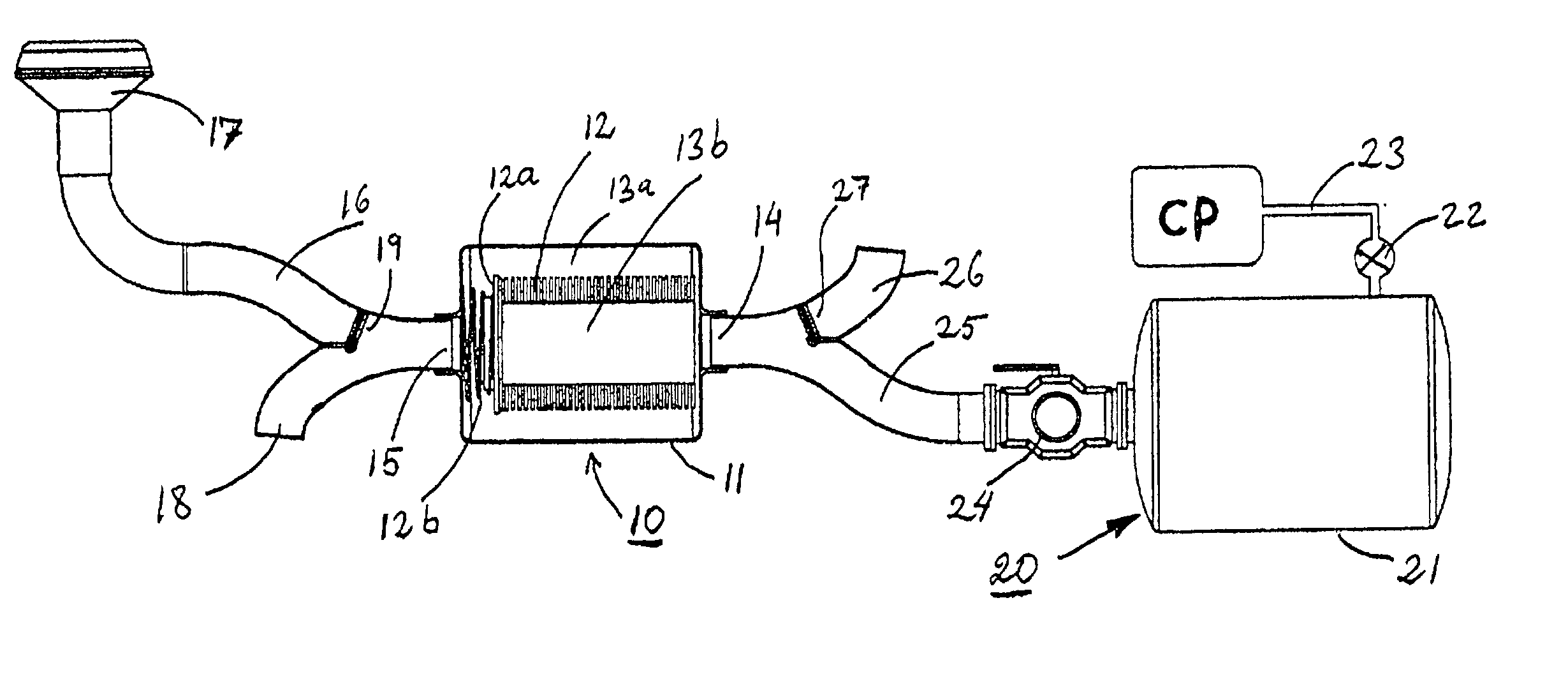 Filter-cleaning device and method, and fluid pulse generator particularly useful therein