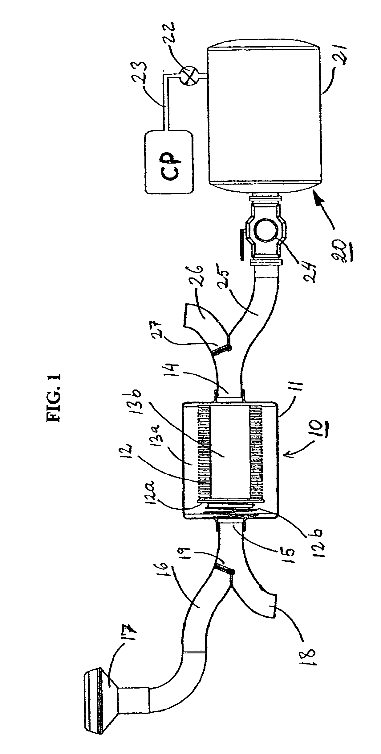 Filter-cleaning device and method, and fluid pulse generator particularly useful therein