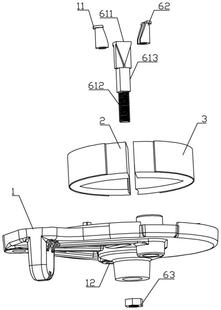 Prism type self-adaptive drum brake adjusting device