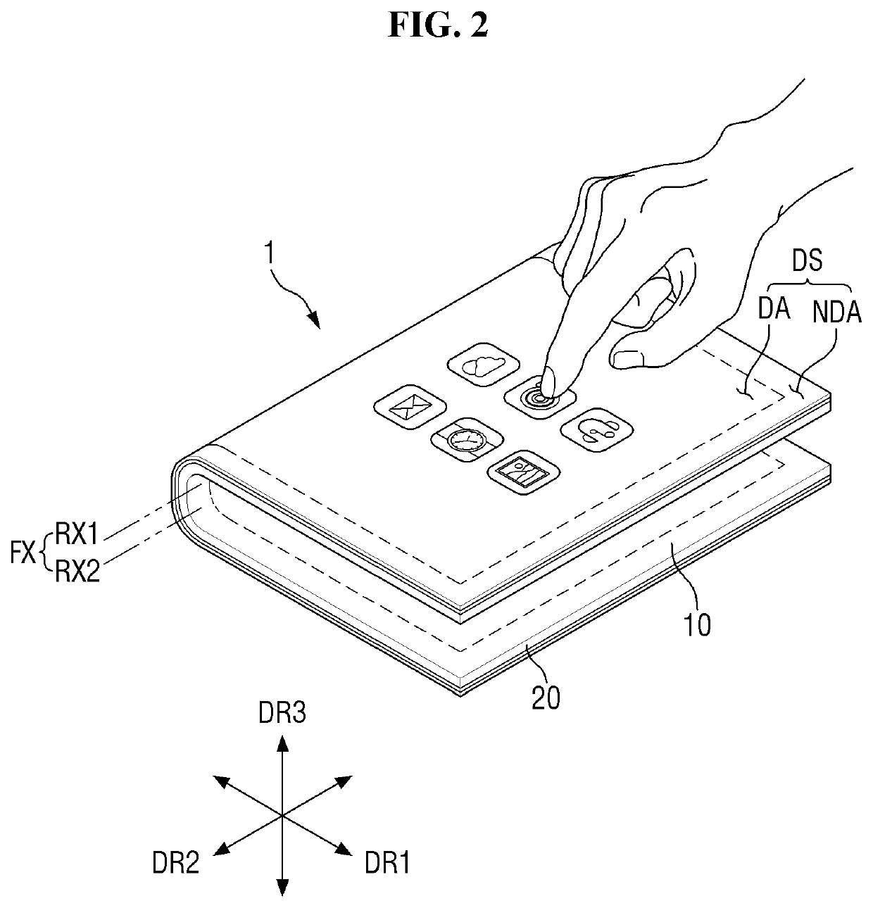 Foldable display device