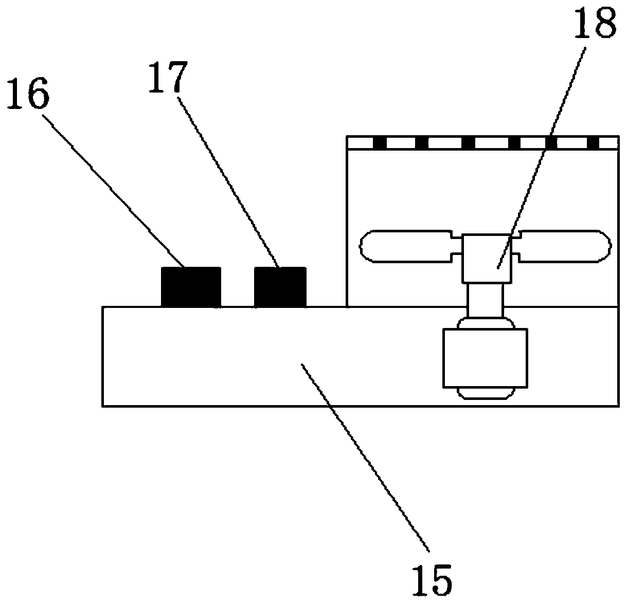 An internal circulation cooling power distribution cabinet