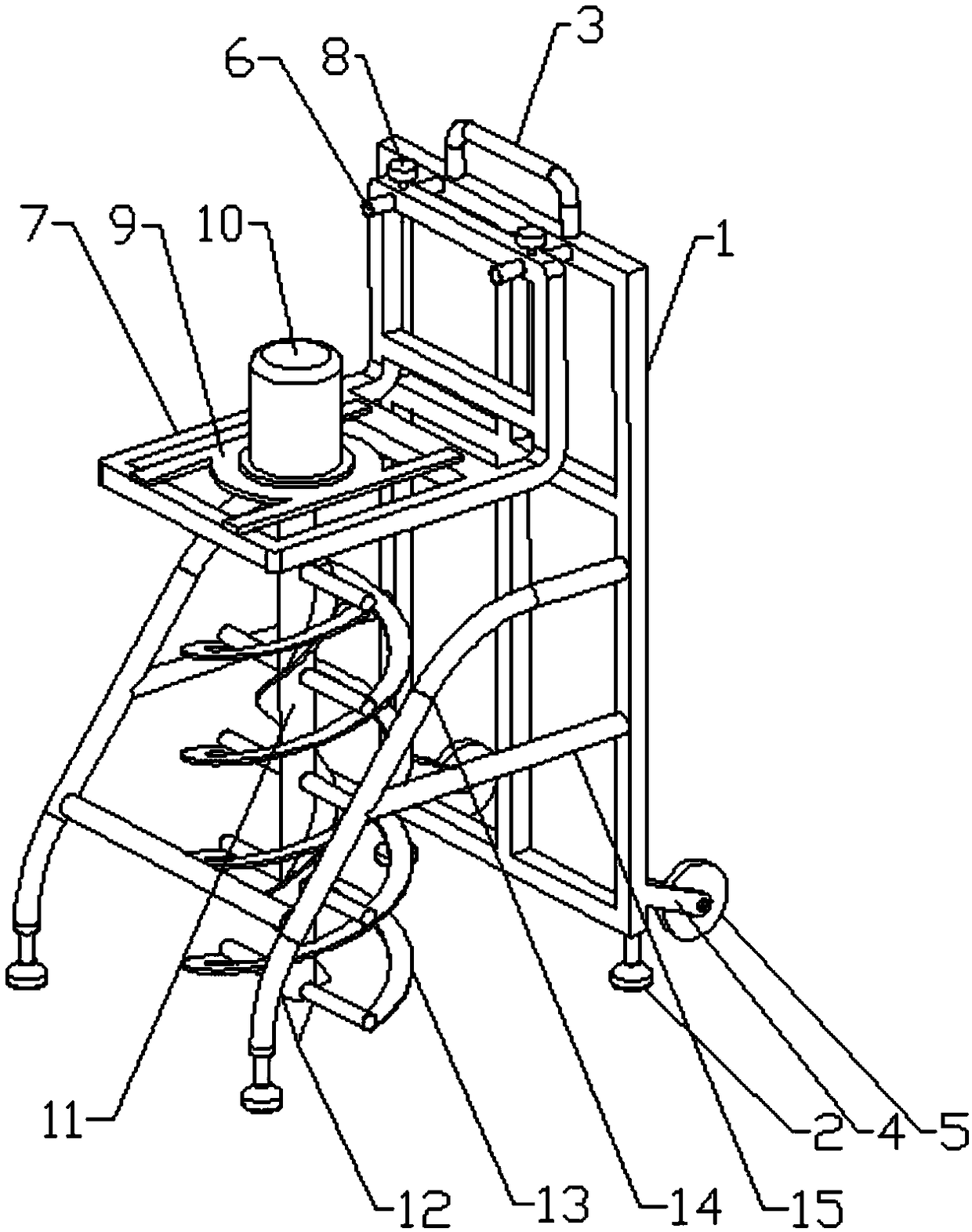 Portable tea tree digging machine