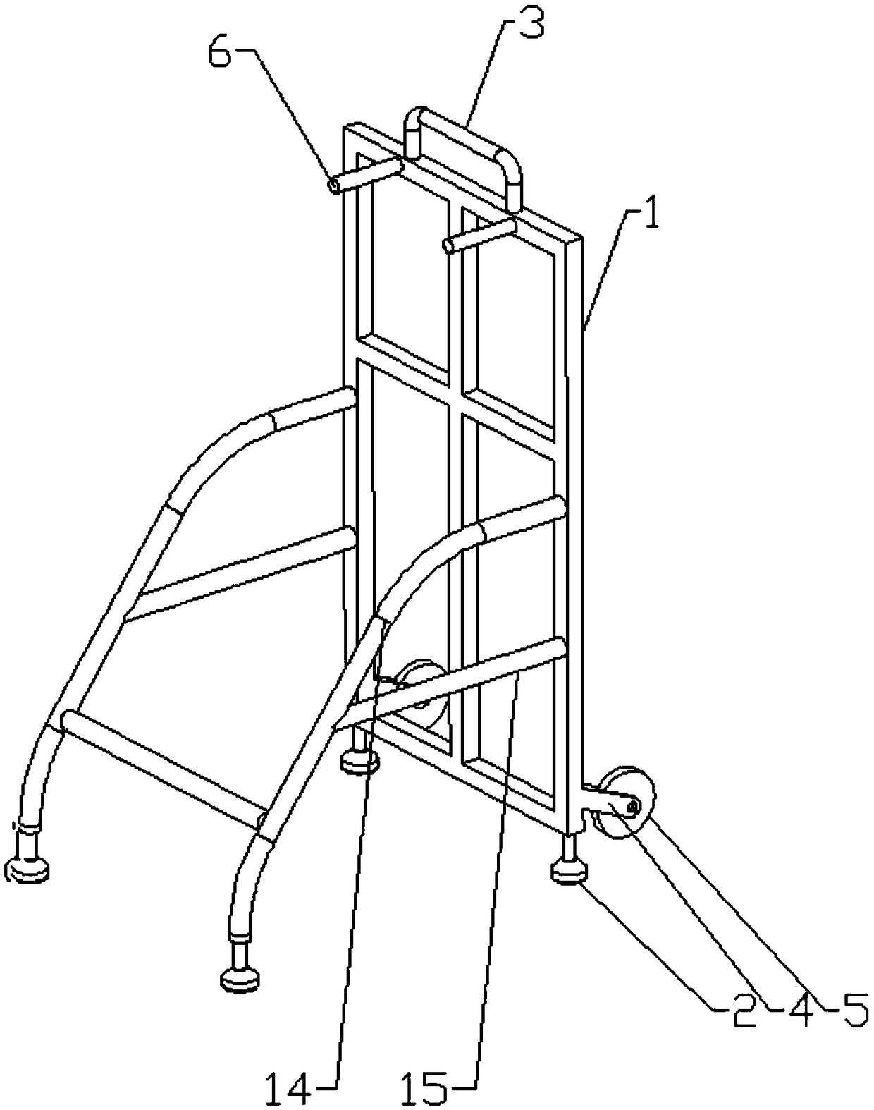 Portable tea tree digging machine