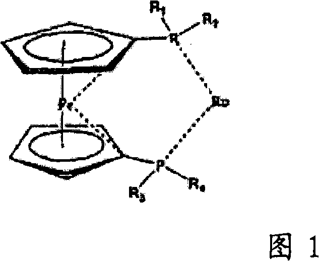 Ruthenium complexes having (p-p)-coordinated disphosphorus donor ligands and processes for preparing them