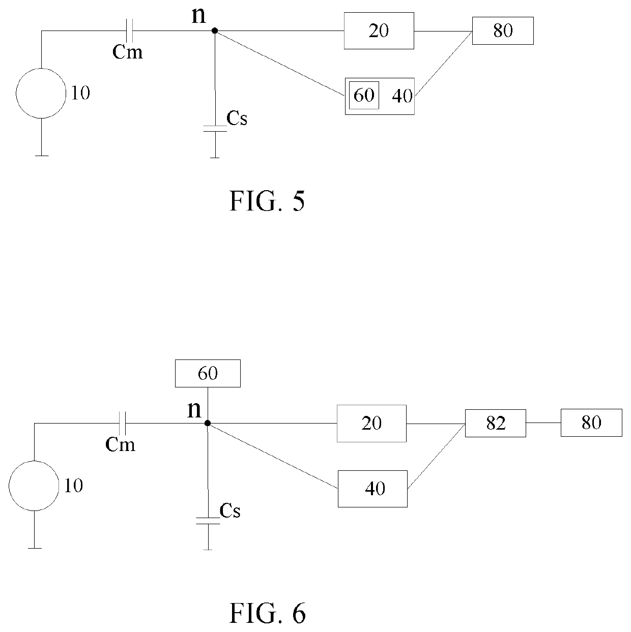 Touch sensor circuit and touch sensor method