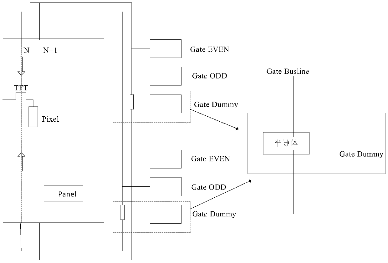 Display panel testing circuit, system and method