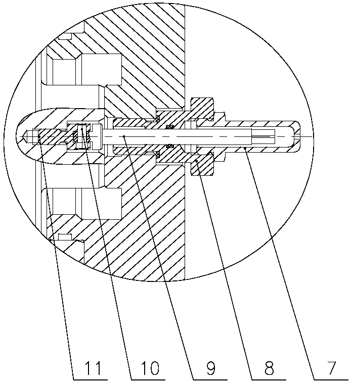 High-pressure and high-flow two-position four-way liquid control reversing valve