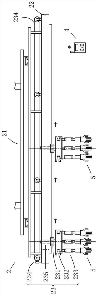 A kind of nitrile rubber glove and dipping equipment thereof