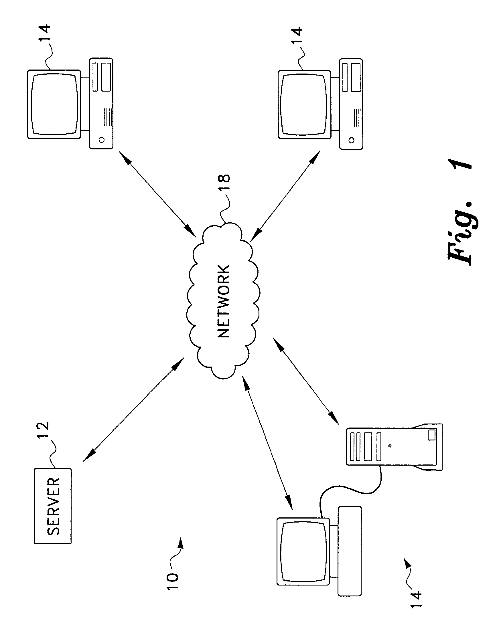 Integrated on-line system with enchanced data transfer protocol