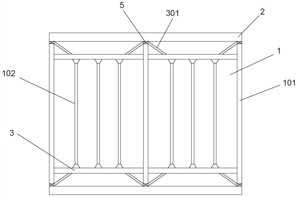 Mounting method of cross-lane construction support