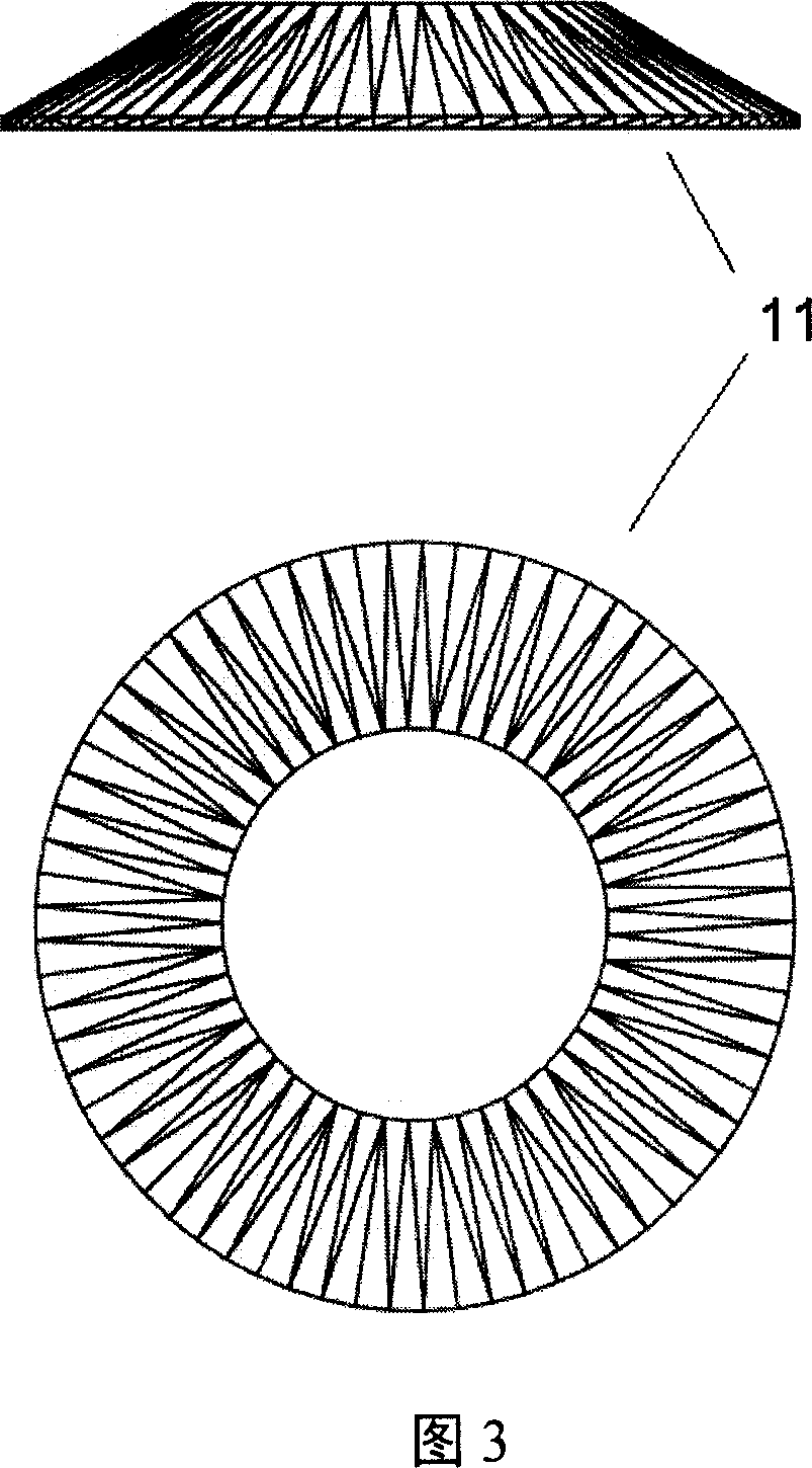 Oscillatory flow tubular reactor of balking ring baffle