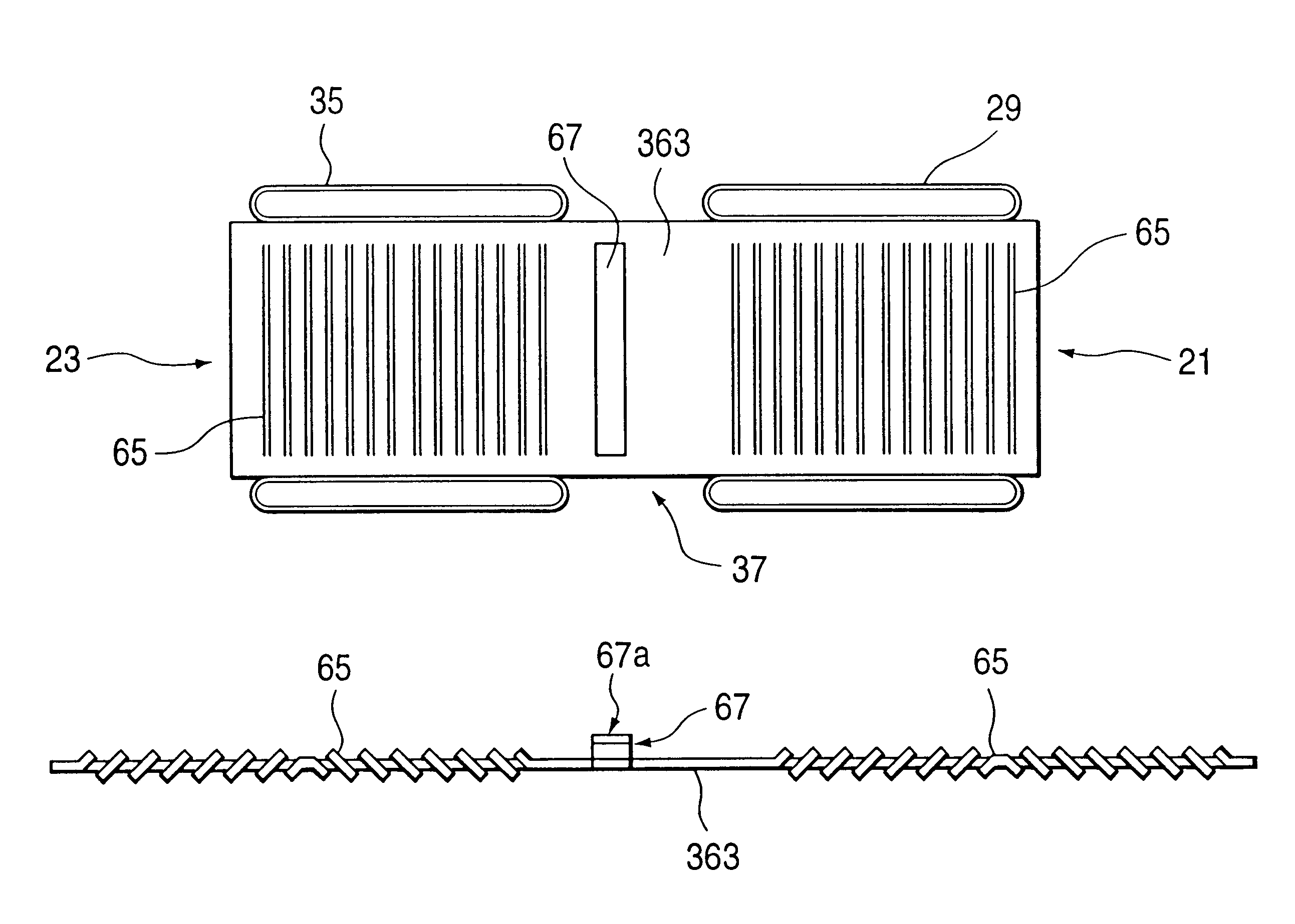 Integral-type heat exchanger