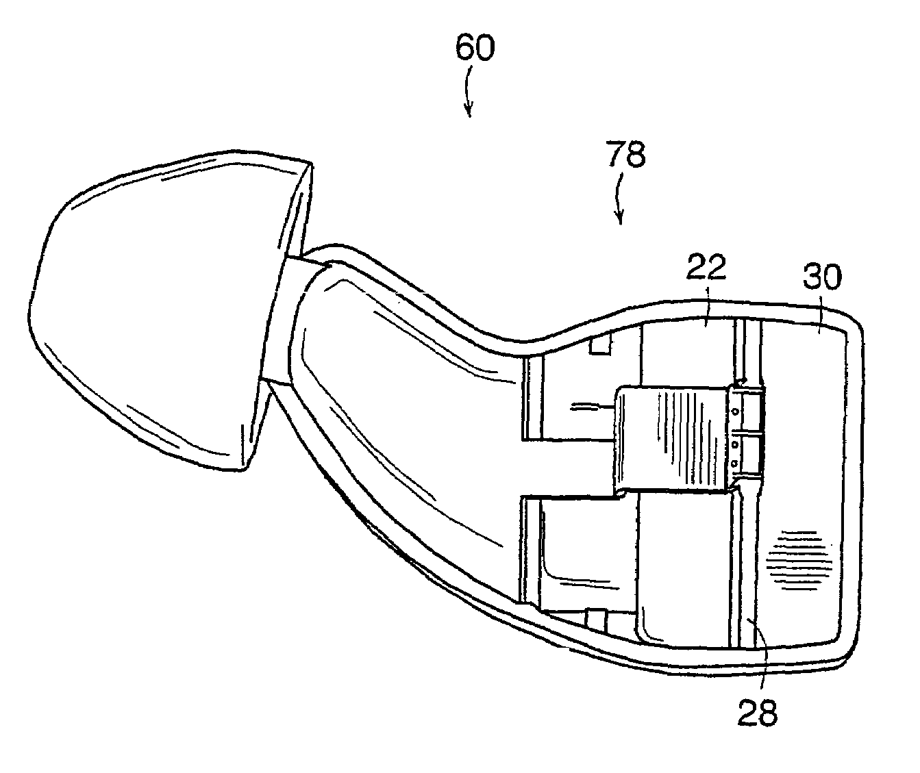 Disposable modular hearing aid