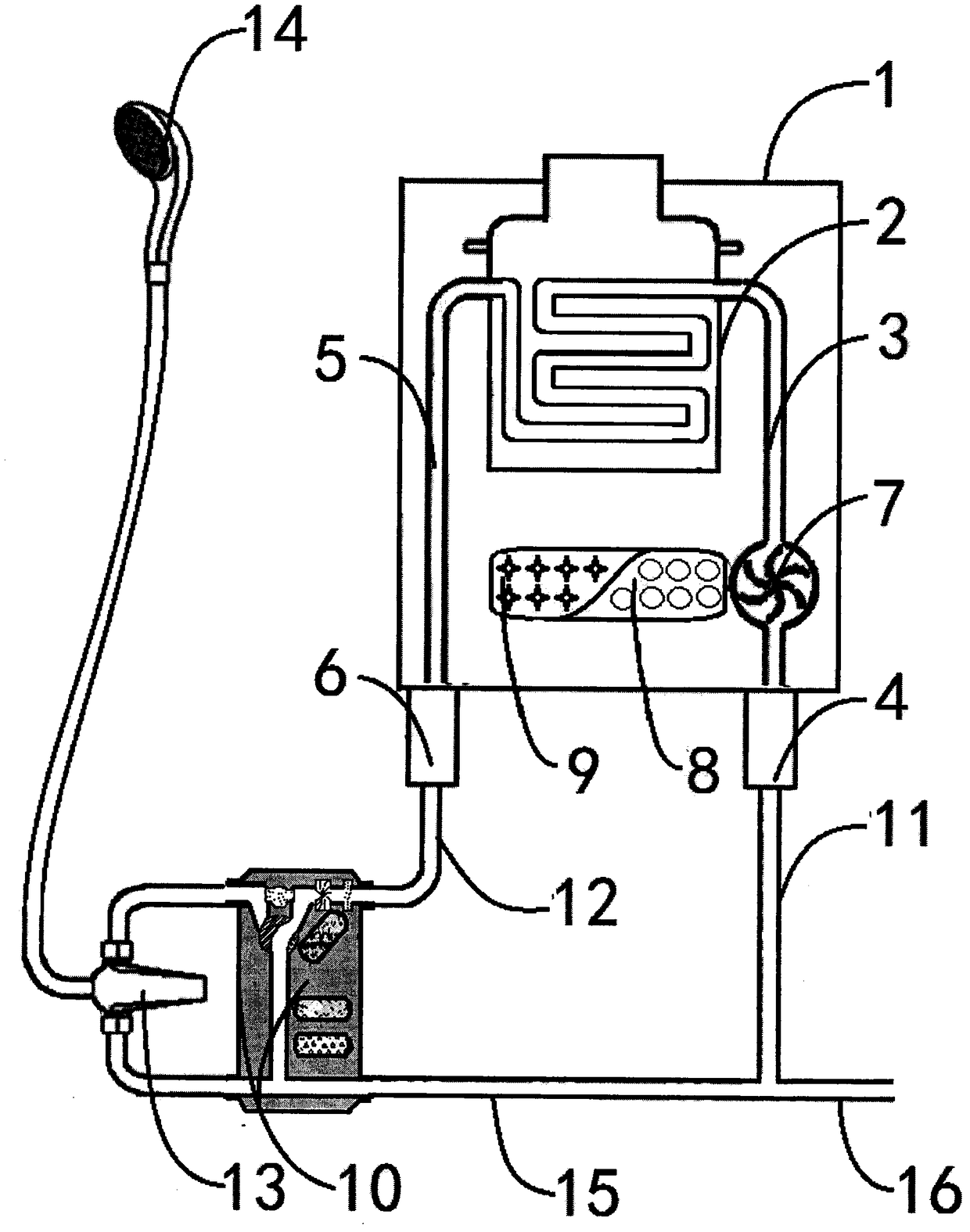 Automatic-preheating cold-water-avoiding water heater