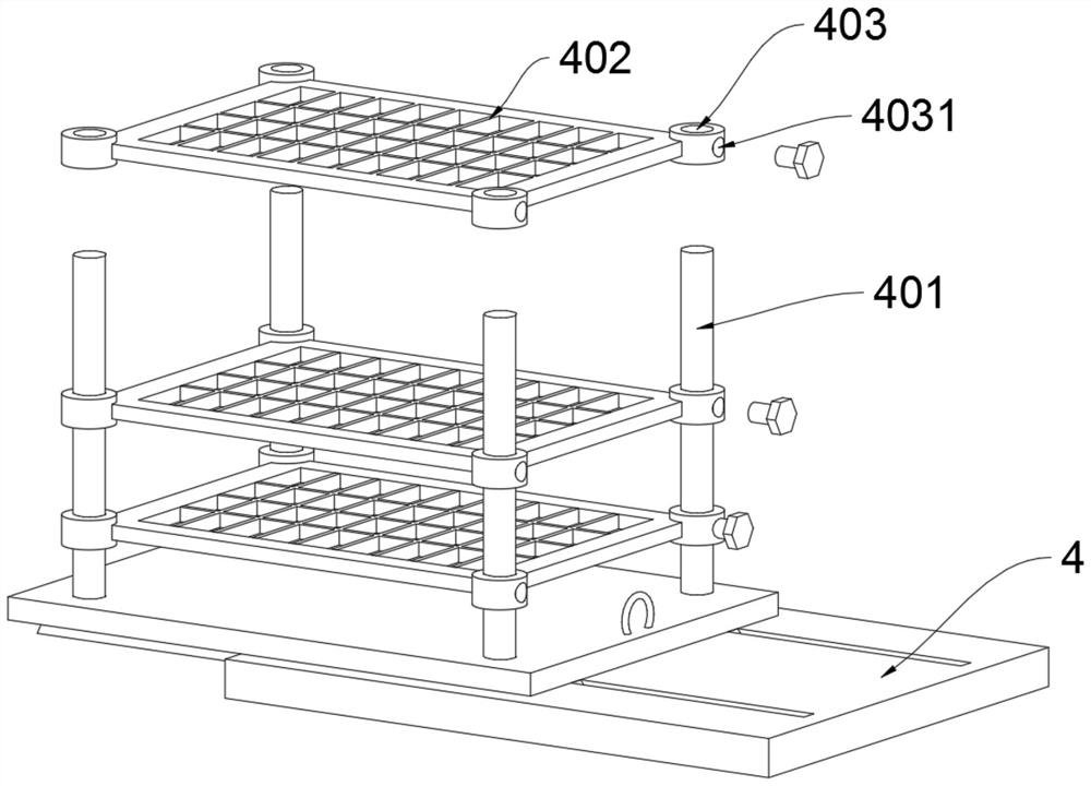 Heat energy circulation baking equipment for electronic components