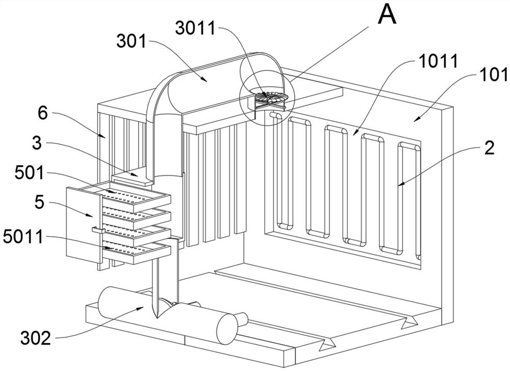 Heat energy circulation baking equipment for electronic components