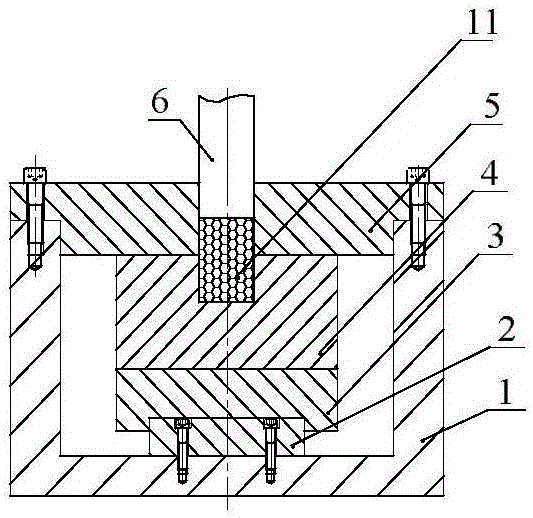 Shear friction test device for pressure-bearing granular medium under vibration condition